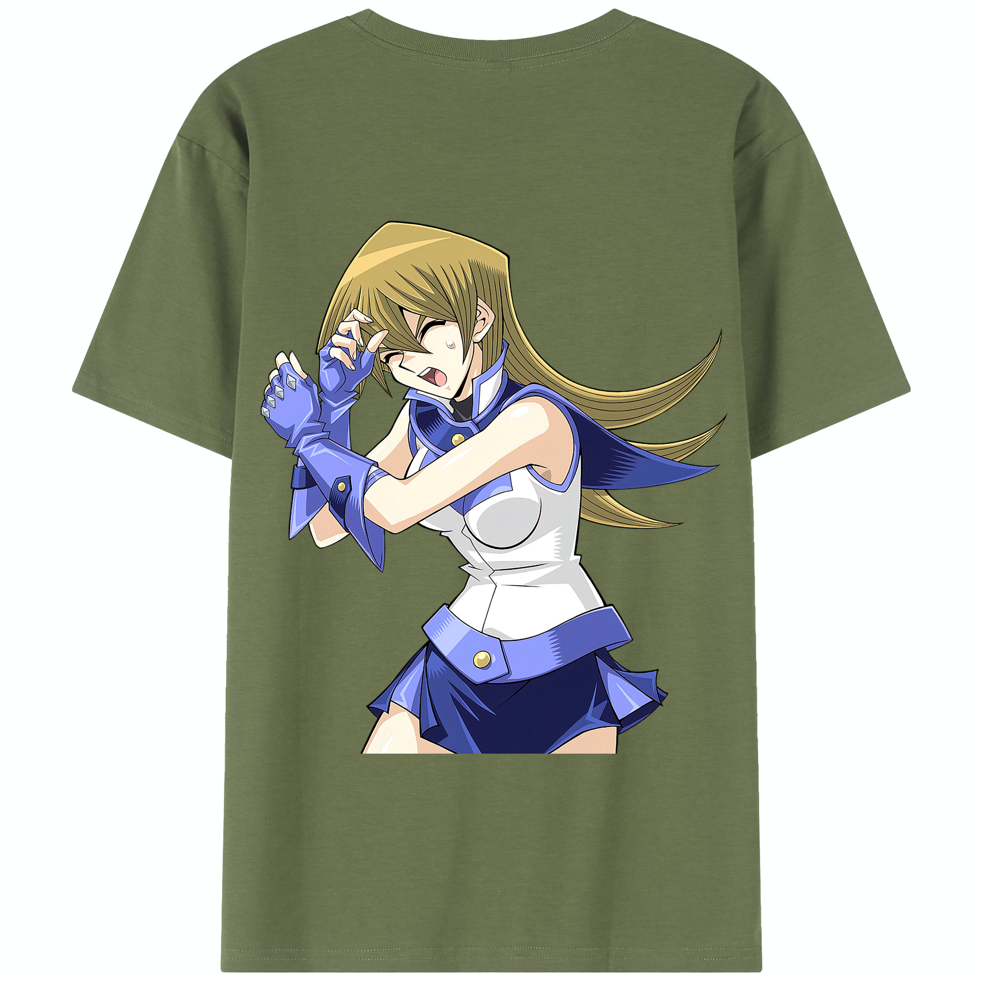 （画像用） 遊☆戯☆王 Yu-Gi-Oh! 綿100％半袖Tシャツ（背面プリント）